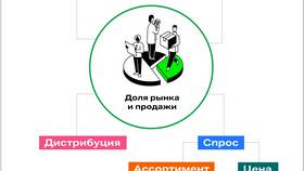 Чем отличается выручка в Пятёрочке от других показателей в Аптека Радуга