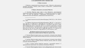 Устав ООО: содержание и основные разделы в Аптека Радуга