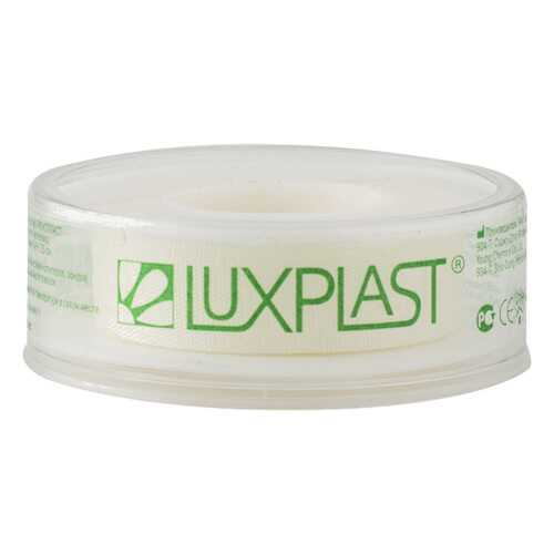 Пластырь Luxplast фиксирующий на шелковой основе белый 5 м х 1,25 см в Аптека Радуга