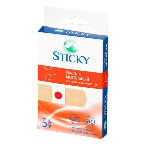 Пластырь мозольный Sticky 5 шт. в Аптека Радуга