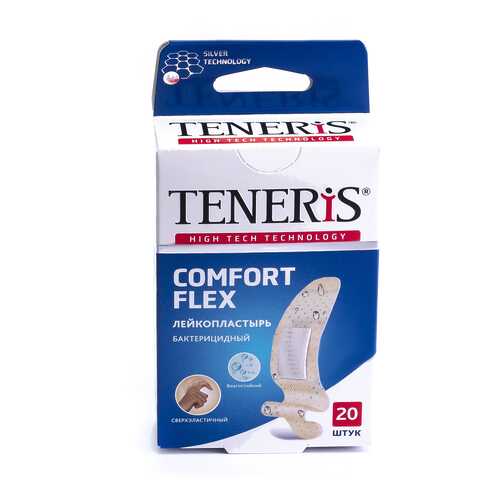 Пластырь Teneris Comfort Flex бактерицидный на полимерной основе 20 шт. в Аптека Радуга