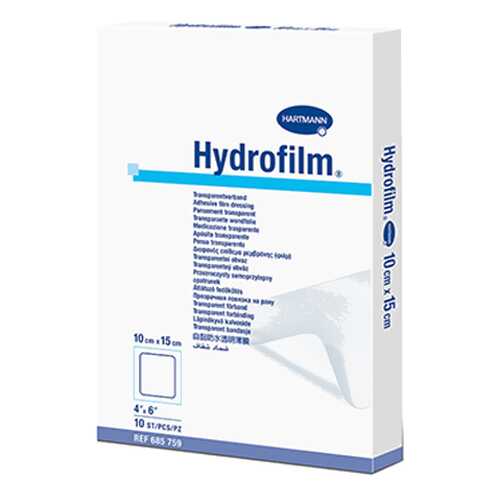 Самофиксирующаяся повязка HARTMANN Hydrofilm прозрачная 10 см х 15 см 10 шт. в Аптека Радуга