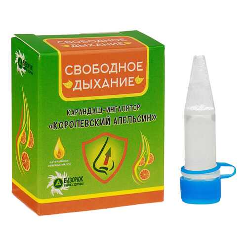 Карандаш-ингалятор Бизорюк Фабрика здоровья свободное дыхание королевский апельсин в Аптека Радуга