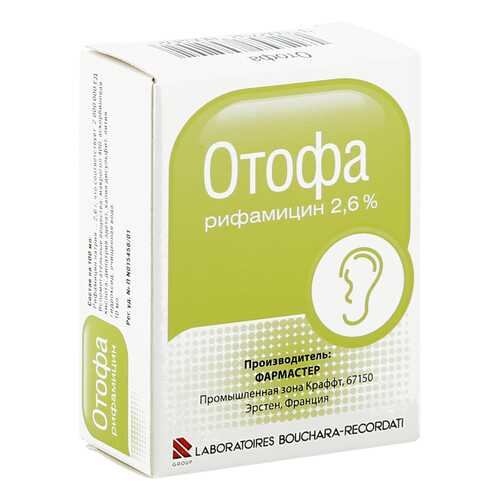 Отофа капли ушные 2.6 % 10 мл в Аптека Радуга