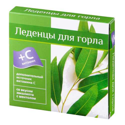 Леденцы с витамином С PL со вкусом эвкалипт-ментол 9 шт. в Аптека Радуга