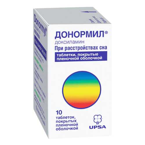 Донормил таблетки, покрытые пленочной оболочкой 15 мг №10 в Аптека Радуга