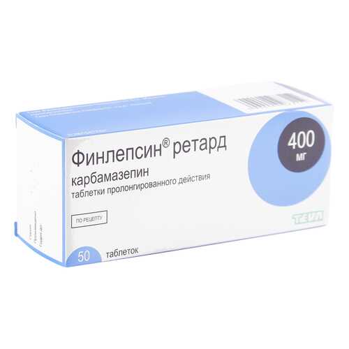 Финлепсин ретард таблетки 400 мг 50 шт. в Аптека Радуга