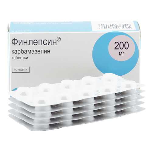 Финлепсин таблетки 200 мг 50 шт. в Аптека Радуга