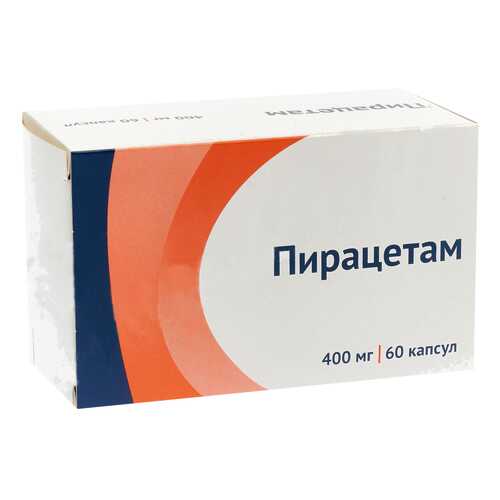 Пирацетам капс 400 мг N60 в Аптека Радуга