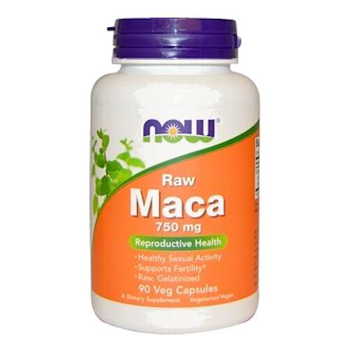 Бустер тестостерона NOW Maca 750 мг 90 капсул в Аптека Радуга