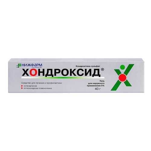 Хондроксид гель гель 5 % 40 г в Аптека Радуга