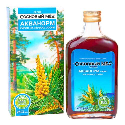 Сироп Сосновый мед Акванорм 250 мл в Аптека Радуга