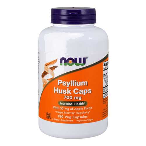 Для пищеварения NOW Psyllium Husk Caps 700 мг 180 капсул в Аптека Радуга