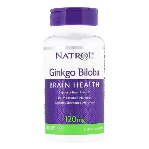 Гинкго билоба Natrol 120 мг 60 капсул в Аптека Радуга