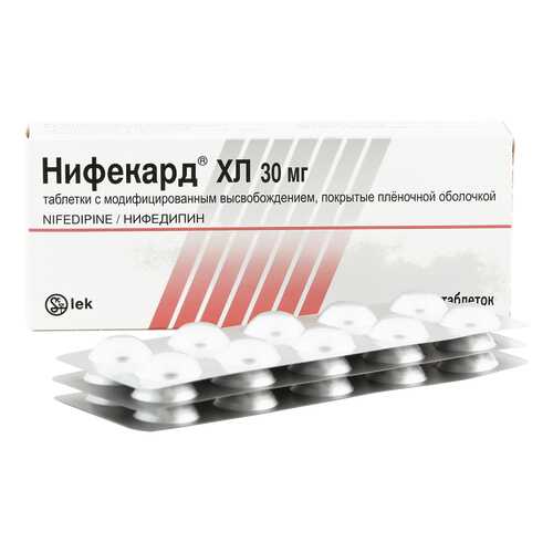 Нифекард ХЛ таблетки 30 мг 30 шт. в Аптека Радуга