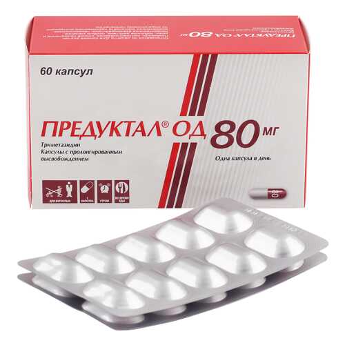 Предуктал ОД капс.пролонг. 80 мг 60 шт. в Аптека Радуга