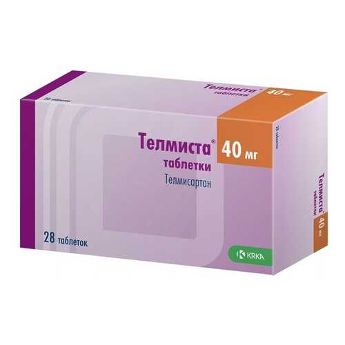 Телмиста таблетки 40 мг 28 шт. в Аптека Радуга