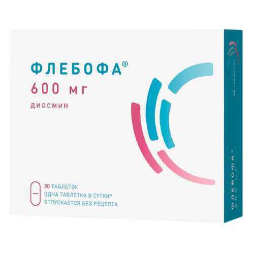 Флебофа таблетки 600 мг №30 в Аптека Радуга