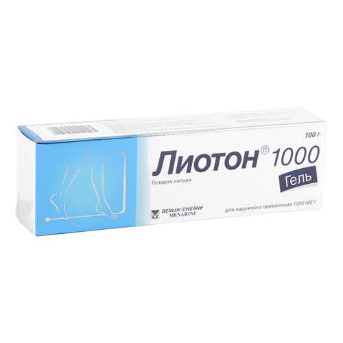 Лиотон 1000 гель 1000 ЕД/г 100 г в Аптека Радуга