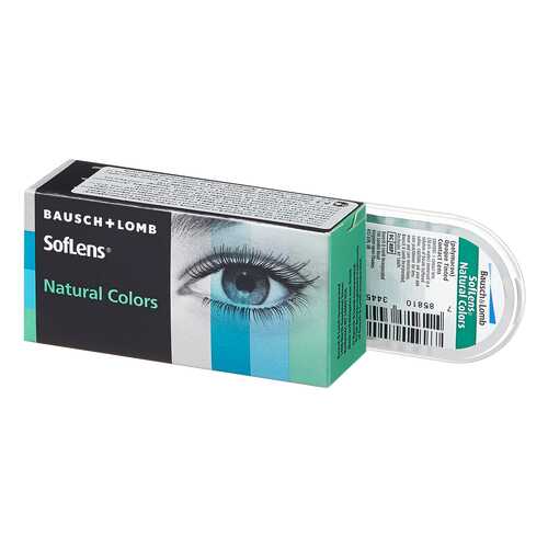 Контактные линзы SofLens Natural Colors 2 линзы -4,00 pacific blue в Аптека Радуга