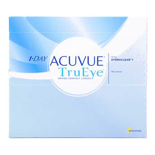 Контактные линзы 1-Day Acuvue TruEye 180 линз R 9,0 +1,75 в Аптека Радуга