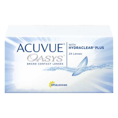 Контактные линзы Acuvue Oasys with Hydraclear Plus 24 линзы R 8,4 +5,25 в Аптека Радуга