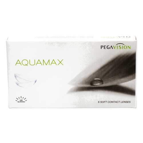 Контактные линзы AQUAMAX 6 линз R 8,6 -3,00 в Аптека Радуга