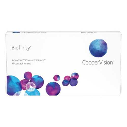 Контактные линзы Biofinity 6 линз +8,00 в Аптека Радуга