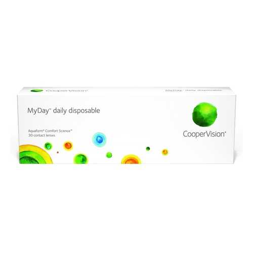 Контактные линзы MyDay Daily disposable 30 линз R 8,4 -3,25 в Аптека Радуга