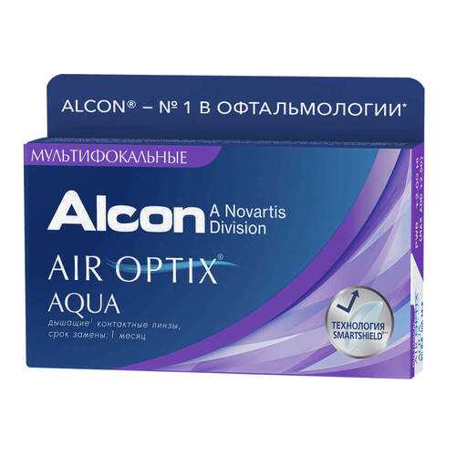 Контактные линзы Air Optix Aqua Multifocal 3 линзы medium +4,00 в Аптека Радуга