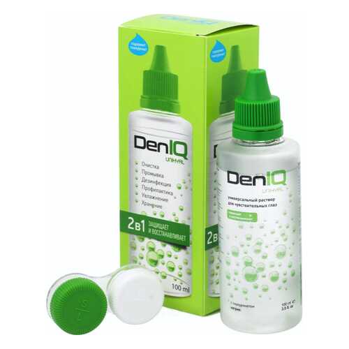 Раствор DenIQ Unihyal 100 мл + контейнер в Аптека Радуга