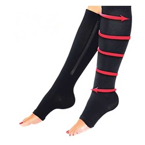 Гольфы компрессионные ZIP SOX чёрный р.L 8000090 в Аптека Радуга