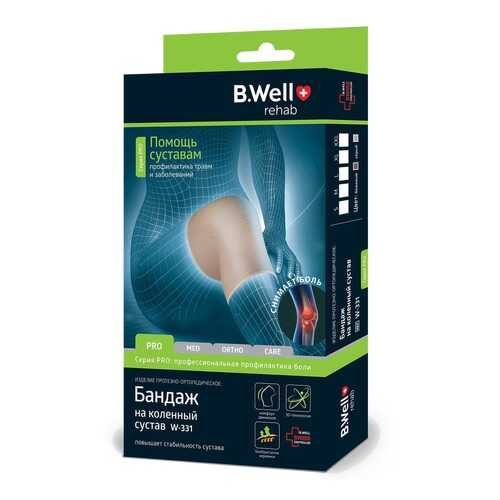 Бандаж на коленный сустав, L, бежевый B.Well PRO W-331 в Аптека Радуга