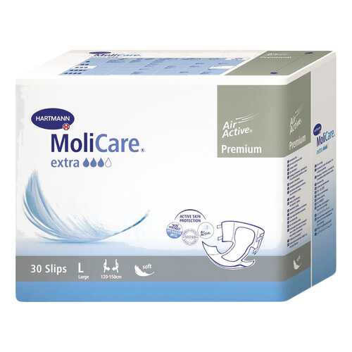 Подгузники для взрослых, L, 30 шт. MoliCare Premium Extra в Аптека Радуга