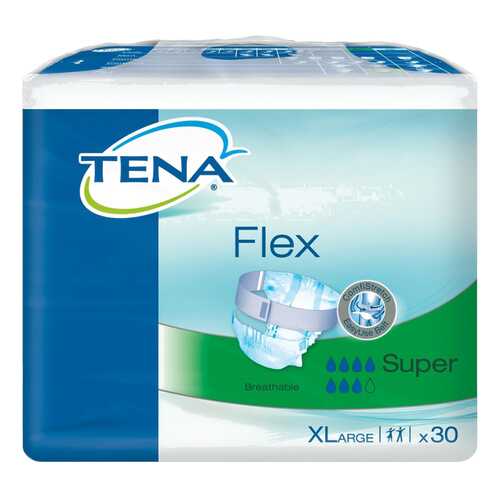 Подгузники для взрослых с поясом, XL, 30 шт. Tena Flex Plus в Аптека Радуга