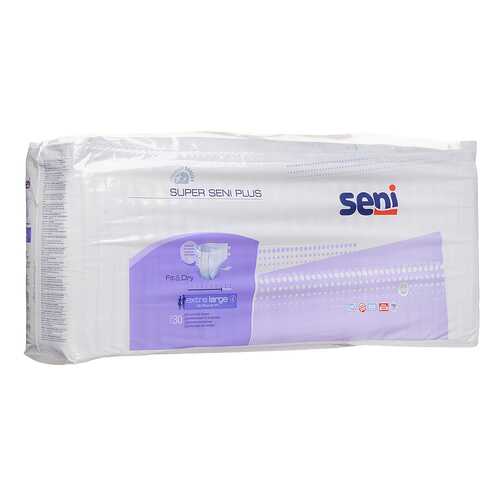 Подгузники для взрослых, XL, 30 шт. Super Seni Plus в Аптека Радуга
