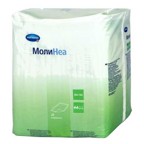 Впитывающие пеленки MoliNea 90 см х 180 см 130 г/м2 20 шт. в Аптека Радуга