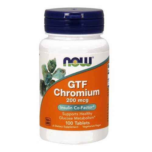 Now GTF Chromium 200 мкг таблетки 100 шт. в Аптека Радуга