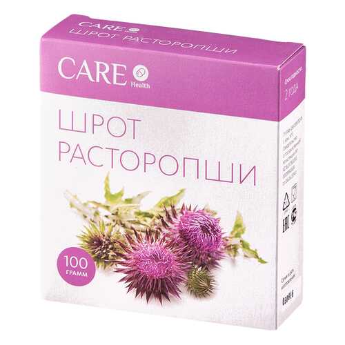 Расторопша шрот Care Health 100 г в Аптека Радуга