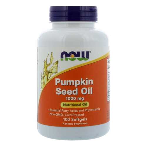 Другие масла и жиры NOW Pumpkin Seed Oil 100 капс. в Аптека Радуга