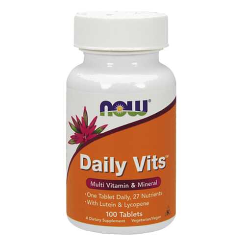 Витаминный комплекс NOW Daily Vits 100 табл. в Аптека Радуга