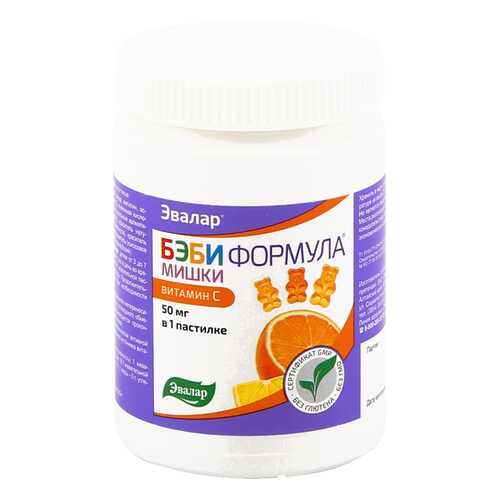 Беби Формула мишки Витамин С паст.жев. 2,5 г 30 шт. в Аптека Радуга