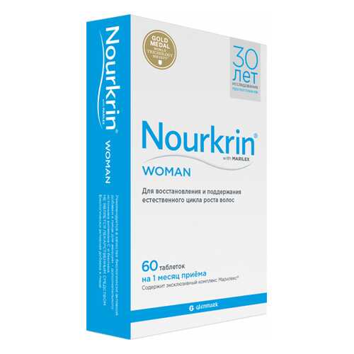 Nourkrin Scanpharm для женщин таблетки 60 шт. в Аптека Радуга