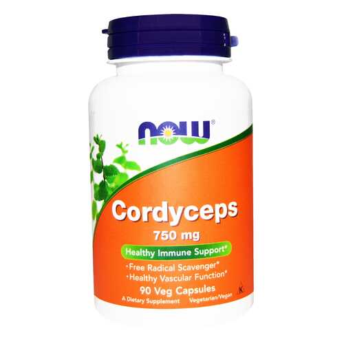 Добавка для иммунитета NOW Cordyceps 90 капс. в Аптека Радуга