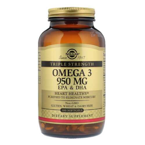 Omega-3 Solgar Epa&Dha Triple Strength 100 капс. в Аптека Радуга