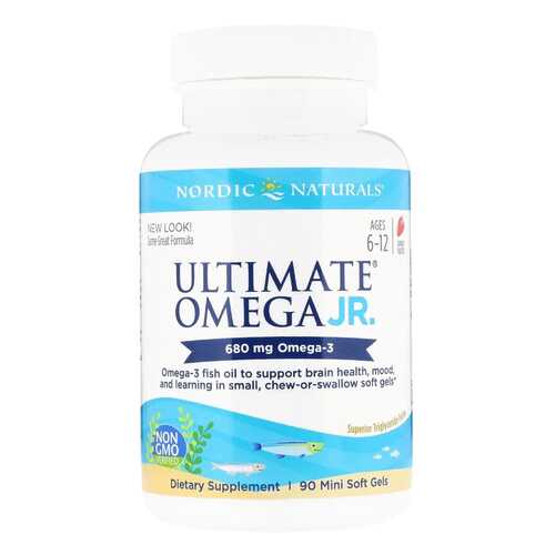 Ultimate Omega Junior Nordic Naturals 680 мг мини-капсулы 90 шт. в Аптека Радуга