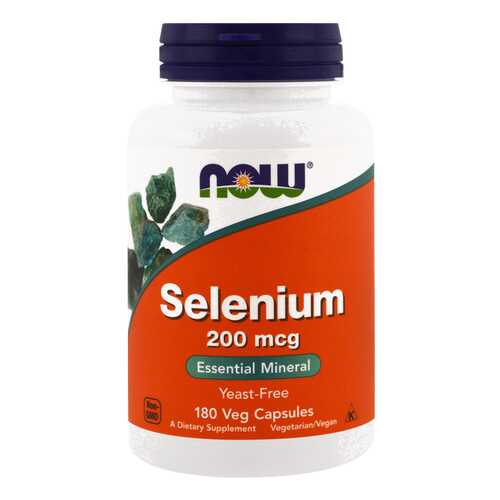 Витаминно-минеральный комплекс NOW Selenium 180 капс. в Аптека Радуга